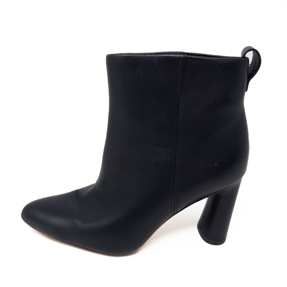 Vince Hillside Black Booties Heels Womens US 6.5 EU 36.5 - Picture 1 of 5
